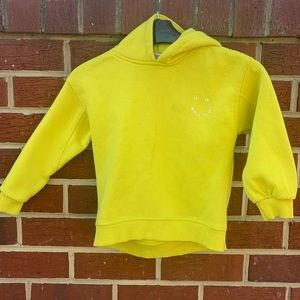 Zara kids neon hoodie